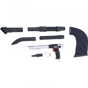 BGS 3337 | Pistolet &agrave; air comprim&eacute; aspirant et soufflant | r&eacute;versible | 8 pi&egrave;ces