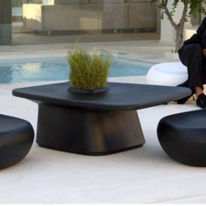 Vondom Moma Low Table Jardini&egrave;re Noir