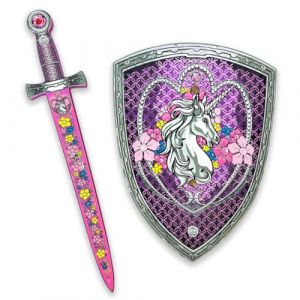 LionTouch Coffret Cadeau - Princesse Licorne - Epée et Bouclier