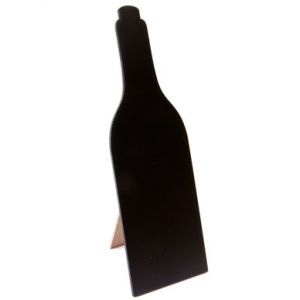 Porte-menu bouteille ardoise (25 x 8 cm)