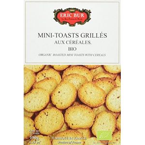 Eric Bur Mini Toasts C&eacute;r&eacute;ales Bio 150 g - Lot de 5