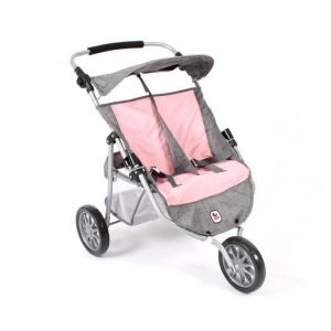 Image de Bayer Chic 2000 697 15 Poussette Jogger pour poupées jumelles - Coloris 15