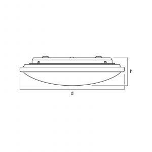 Osram Orbis plafonnier-applique led avec fonction blanc variable avec télécommande et interrupteur mural, gradable, protection IP20, pour éclairage