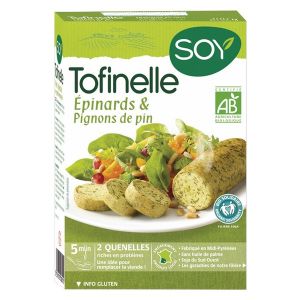 Image de Soy Tofinelle épinards pignons pin 2x100g