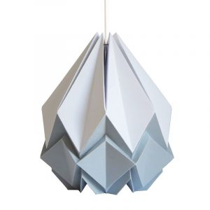 Suspension origami bicolore en papier taille M