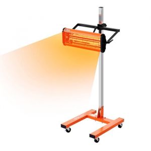 VEVOR Lampe polymérisation Infrarouge, 1500 W, séchoir Peinture Voiture avec Support, minuterie 1-60 Min, Chauffage Cabine Cuisson pulvérisation 0,32 ㎡, Lampe à polymériser pour réparation séchage