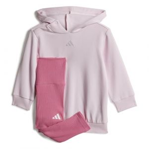 Adidas Ensemble de jogging en polaire et Sweatshirt &agrave; capuche b&eacute;b&eacute; fille