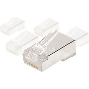 H.Koenig Connecteurs RJ45 par 10 Cat 6 avec peigne - Blindé