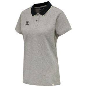 Hummel Move Polo Woman Grey Melange, pointure XX-Large - Gris - Taille XX-Large