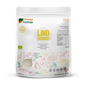 3 x Farinha de Linha&ccedil;a Dourada 1 kg de p&oacute; - Energy Feelings