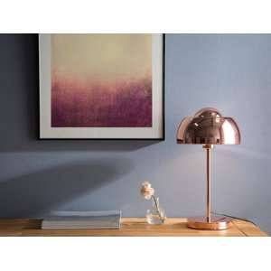 Beliani Lampe de bureau en métal cuivré Senette