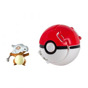 Image de Tomy Mini-figurines - Pokémon Pokéball Throw 'n' Pop avec figurine Osselait