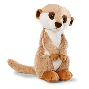 Nici 20 cm – Peluches Suricates Douillettes pour Filles, Garçons et Bébés – Jouets Doux à Câliner, pour Jouer et Dormir – Doudou Animal Mignon – Cadeaux Anniversaire et Naissance, 48080, Beige