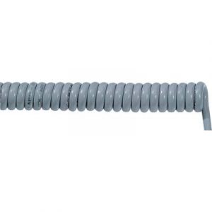 Lappkabel Câble spiralé UNITRONIC® SPIRAL LiF2Y11Y 73220301 200 mm / 800 mm 2 x 0.14 mm² gris 1 pc(s)