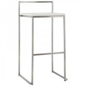 Kokoon Design Tabouret de bar empilable grand format METO (BLANC)