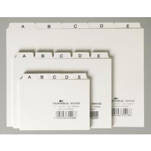 Durable 25 Intercalaires polypro (A5)