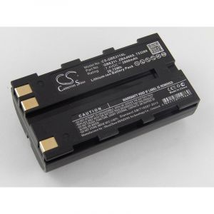 Vhbw Batterie remplacement pour Leica 772806, GBE211, GEB211 pour dispositif de mesure laser, outil de mesure (2800mAh, 7,4V, Li-ion)