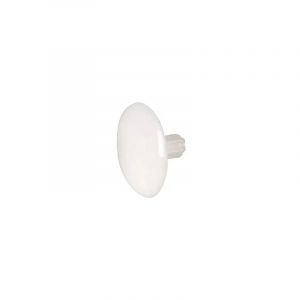 Cîme Cache vis pour vis d'assemblage HC4 Allen N°4 D.12mm, pvc blanc, 14 pièces.