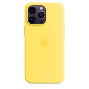 Apple Coque en silicone avec MagSafe pour iPhone 14 Pro Max - Jaune canari