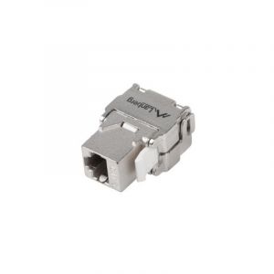 Lanberg KSFA-2000 RJ-45 Hembra Plano Plata Cat6a