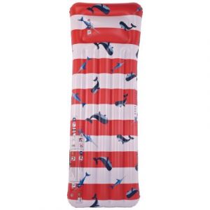 Matelas Aquatique - Baleine Rouge-Blanc