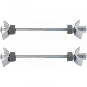 Cyclingcolors 2x vis assemblage plan de travail M6 x 65mm étrier relieuse serrage fixation bague plastique ferrure jonction panneaux bois meuble lit goujon connecteur