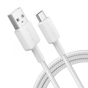 Anker Câble USB vers USB-C en nylon blanc de 1,8 m