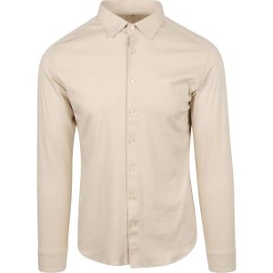 Desoto Chemise Moderne Kent Sans Repassage Beige taille XXL