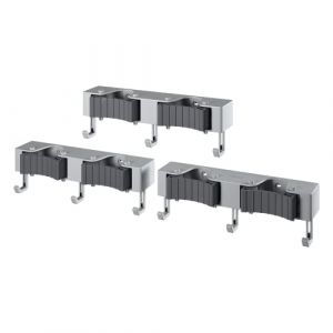 Metaltex Hang-up Lot de 3 porte-balais avec 3 crochets