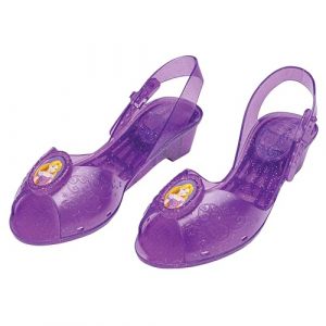 Disney Princesses - Chaussures de D&eacute;guisement Raiponce Fille - Taille M (11-12) - Licence Officielle Disney - Accessoire pour Costume de Princesse enfant, Halloween, Carnaval ou F&ecirc;te D&eacute;guis&eacute;e