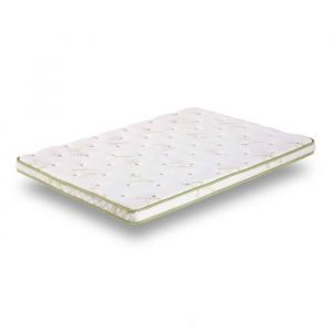 Surmatelas à mémoire de forme 8 cm fibres de bambou 90x190 cm