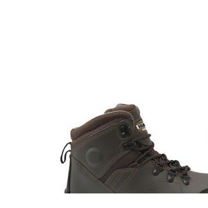 Solidur Brodequin de travail en cuir et semelle caoutcouc en cousu latéral FARM - taille: 42 - Noir