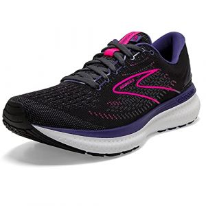 Brooks Glycerin 19, Chaussure de Course Femme, Black Ebony Pink, 41 EU