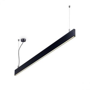 Image de Ideal lux Luminaire suspendu d&eacute;coratif lin&eacute;aire int&eacute;gr&eacute; noir, 4000K