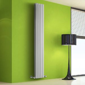 Image de Hudson Reed Radiateur chauffage central design vertical Acier 178 x 28cm 1255 Watts