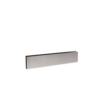 Duval Plinthe de bas de porte en U Inox satiné - 730x150