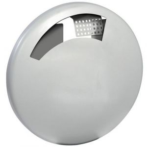 Rossignol Cendrier 1,5 L Disco mural Gris métal - RAL 9006,