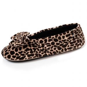 Isotoner Chaussons Ballerines ultra confortable, détail grand n?ud