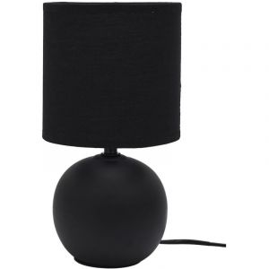 Lampe &agrave; poser c&eacute;ramique noir (H25cm)