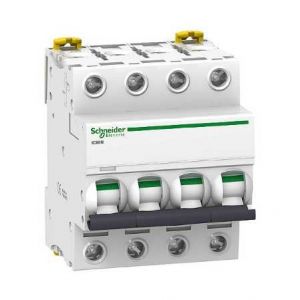 Schneider Electric Disjoncteur IC60N 4P 16A Courbe B ACTI 9