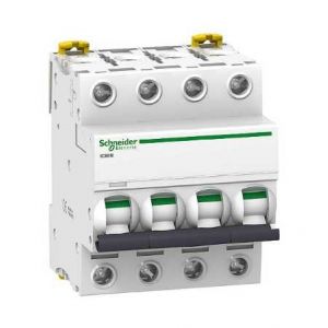 Image de Schneider Electric Disjoncteur IC60N 4P 16A Courbe B ACTI 9