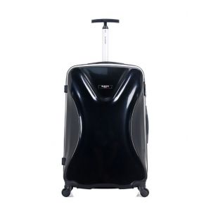 BLUE VALISE CABINE ABS PC 55cm 4 roues DALLAS NOIR