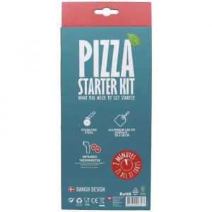 Coffret 3 pieces : pelle, thermometre et roulette - cozze - 90380