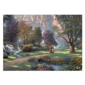 Schmidt Puzzle 1000 pièces : Chemin de foi - Spirit, Thomas Kinkade - Mixte