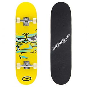 Image de Osprey Skateboard complet d&eacute;butants double kick trick, 31 x 8", deck &eacute;rable