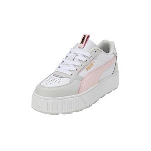 Puma Damen Karmen Rebelle Sneaker, White Frosty Pink Feather Grey, 39 EU