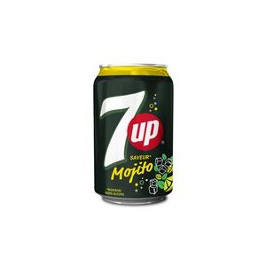 7Up 7-Up Boisson gazeuse saveur Mojito - Bo&icirc;te 33 cl