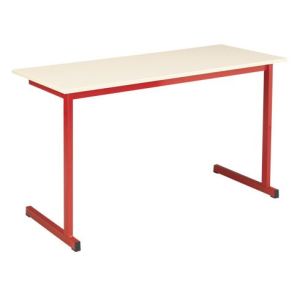 Image de Table biplace School Color