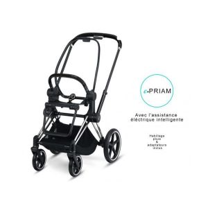Cybex EPRIAM Châssis, hardpart du siège inclus Chrome Black Noir