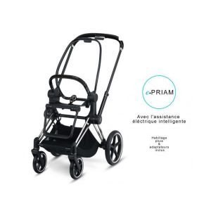 Image de Cybex EPRIAM Châssis, hardpart du siège inclus Chrome Black Noir